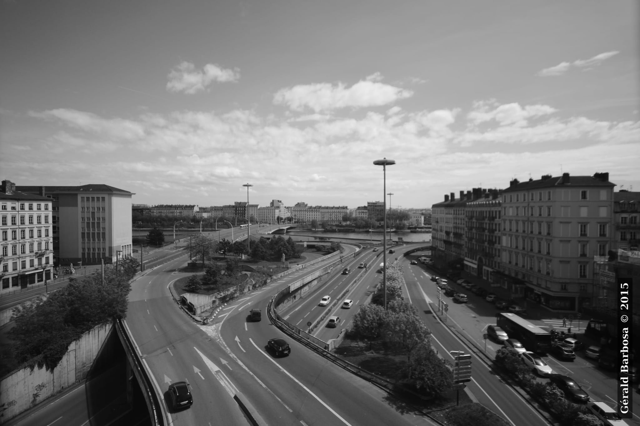 Sortie de Perrache, Lyon (2015) - Gérald Barbosa